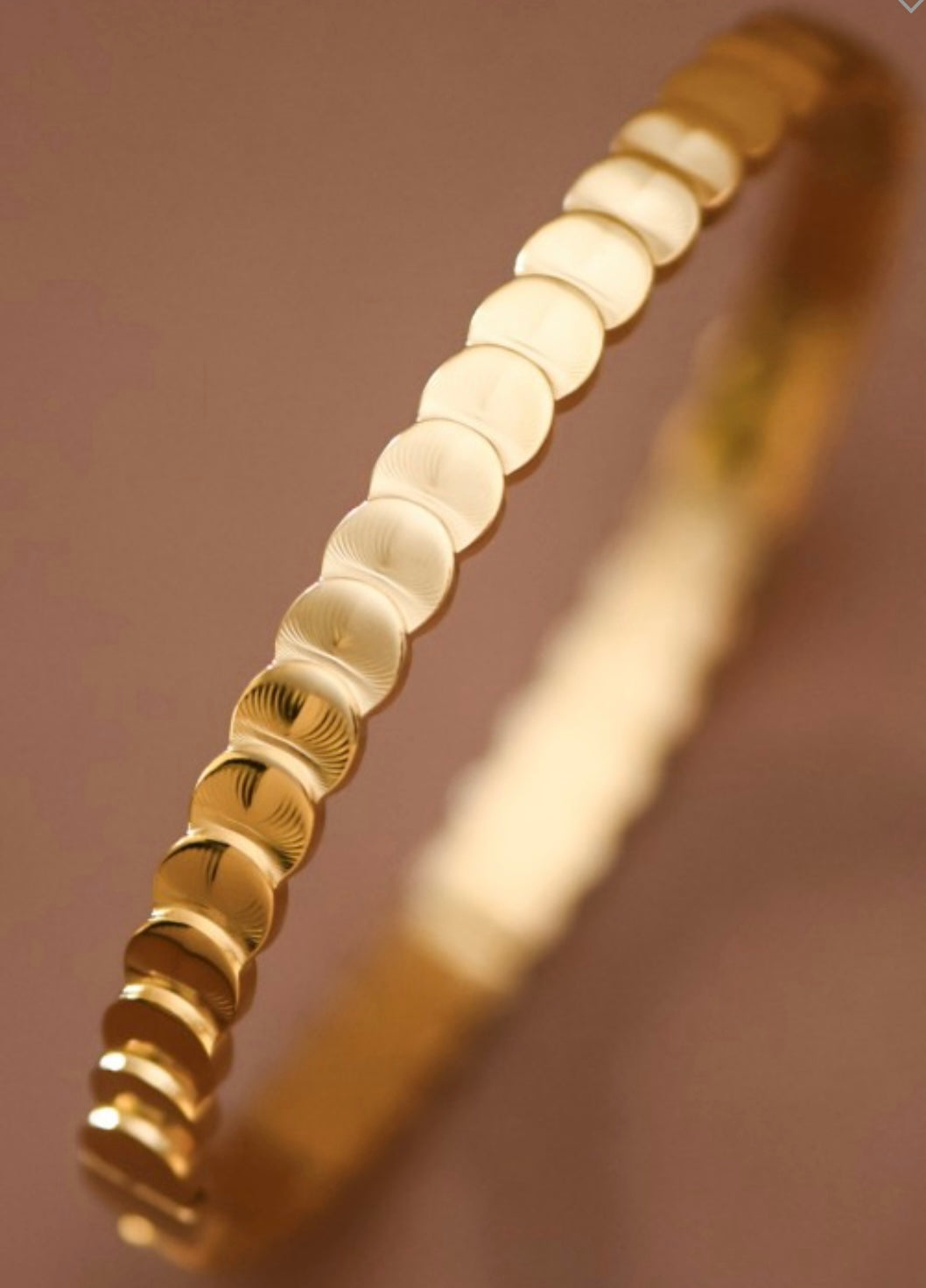 18K Gold Stainless Steel Bangle