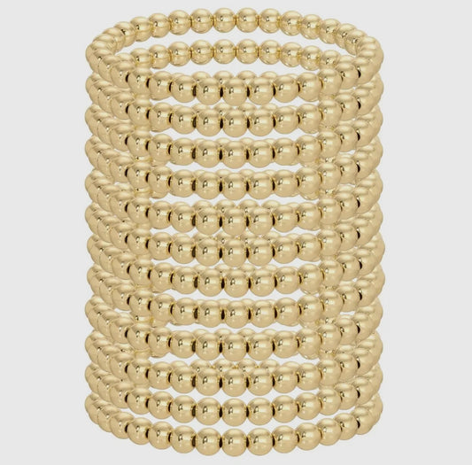 18K Gold Stretch Bracelet