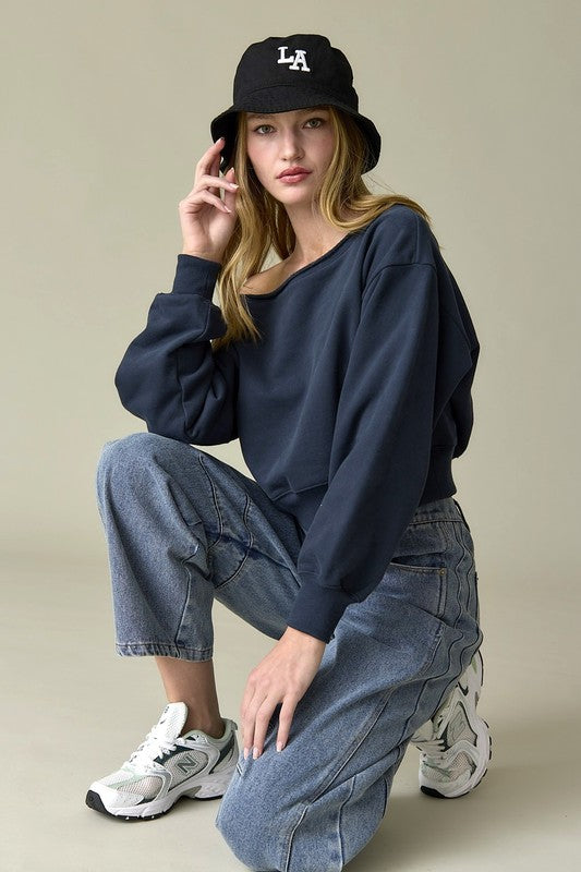Off the Shoulder  sweatshirt