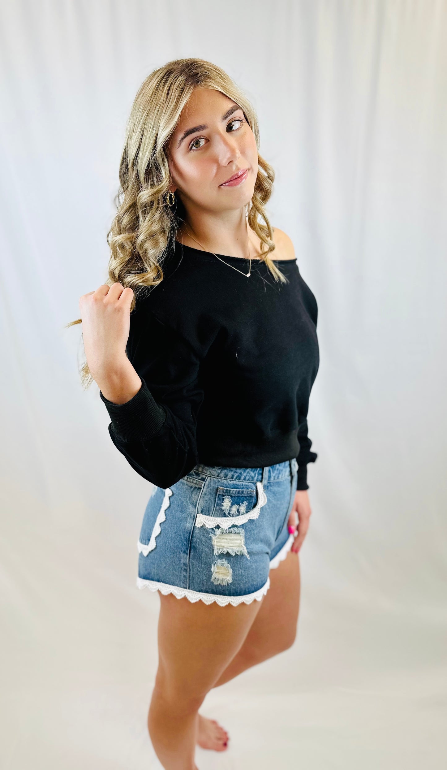 Off the Shoulder  sweatshirt