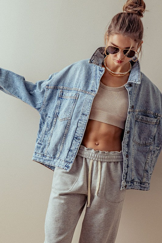 Oversized Vintage Jean Jacket