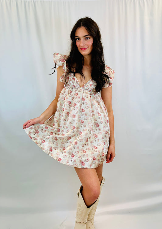 Floral Ruffle Dress