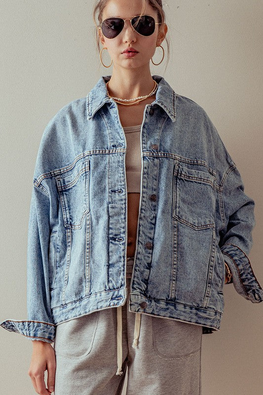 Oversized Vintage Jean Jacket