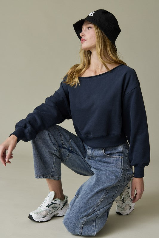 Off the Shoulder  sweatshirt